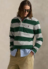 Ralph Lauren The Iconic Rugby Shirt, Green & Grey