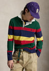 Ralph Lauren The Iconic Stripe Rugby Shirt, Green Multi