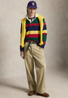 Ralph Lauren The Iconic Stripe Rugby Shirt, Green Multi
