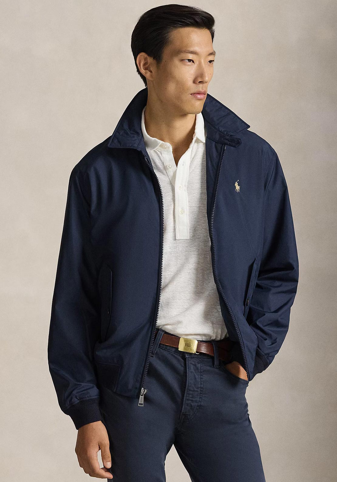 Ralph Lauren The Southland Packable Jacket, Navy - McElhinneys