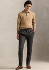 Ralph Lauren Wool Polo Shirt, Camel Melange