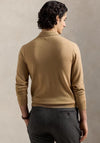 Ralph Lauren Wool Polo Shirt, Camel Melange