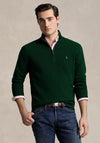 Ralph Lauren Wool Quarter Zip Sweater, Moss Green