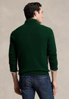 Ralph Lauren Wool Quarter Zip Sweater, Moss Green