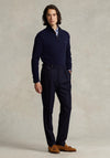 Ralph Lauren Wool Quarter Zip Sweater, Hunter Navy