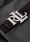 Ralph Lauren Logo Belted Leather Gloves, Black