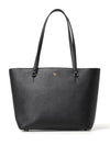 Ralph Lauren Karly Shopper Medium Tote, Black