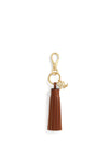 Ralph Lauren Large Tassel Bag Charm, Tan