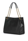 Ralph Lauren Bradley Large Pebbled Leather Tote Bag, Black