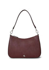 Ralph Lauren Danni Leather Shoulder Bag, Wine