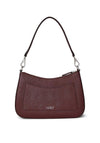 Ralph Lauren Danni Leather Shoulder Bag, Wine
