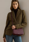 Ralph Lauren Danni Leather Shoulder Bag, Wine