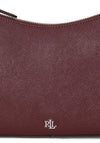 Ralph Lauren Danni Leather Shoulder Bag, Wine