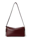 Ralph Lauren Farrah Small Leather Shoulder Bag, Wine