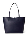 Ralph Lauren Faux Leather Reversible Large Tote Bag, Navy