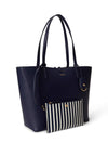 Ralph Lauren Faux Leather Reversible Large Tote Bag, Navy