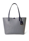 Ralph Lauren Faux Leather Reversible Large Tote Bag, Navy