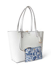 Ralph Lauren Faux Leather Reversible Large Tote Bag, White