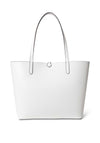 Ralph Lauren Faux Leather Reversible Large Tote Bag, White
