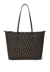 Ralph Lauren Nylon Stratford Links Medium Keaton Tote Bag, Black