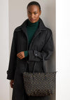 Ralph Lauren Nylon Stratford Links Medium Keaton Tote Bag, Black