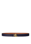 Ralph Lauren Reversible LRL Belt, Navy & Camel