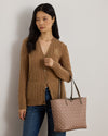 RAPLH LAUREN RVRSBLE TOTE- TOTE-MEDIUM