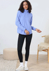 Rant & Rave R&R Angie Half Zip Fleece, Blue