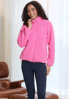 Rant & Rave R&R Gloria Borg Full Zip Fleece, Pink