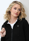 Rant & Rave Relax & Renew Madison Full Zip Hoodie, Black