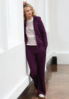Rant & Rave Relx & Renew Madison Full Zip Hoodie, Purple