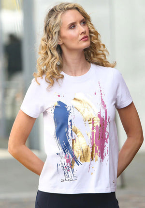 Rant & Rave Relax & Renew Hallie T-Shirt, White