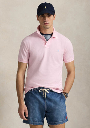 Ralph Lauren Classic Mesh Polo Shirt, Pink