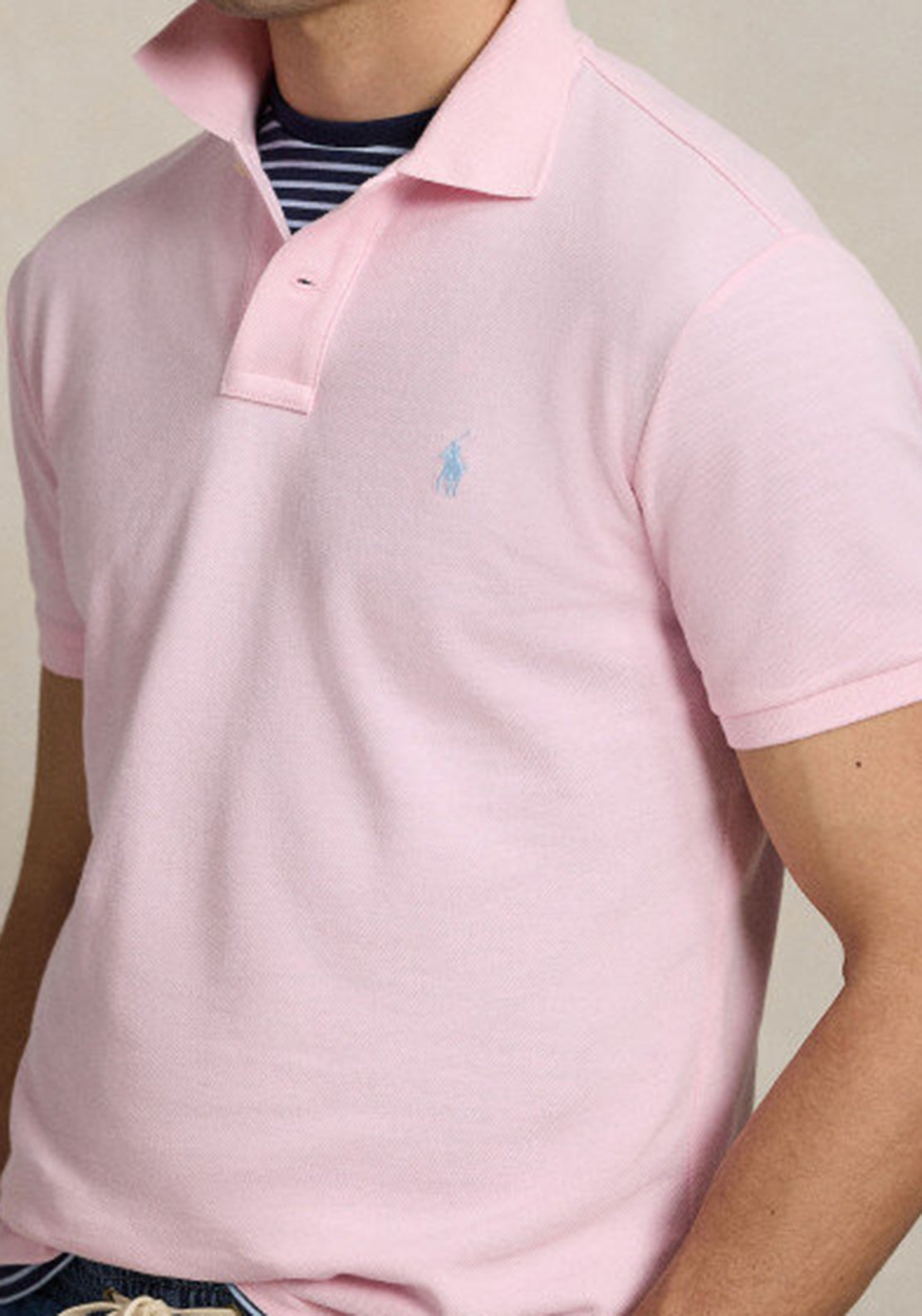 Ralph Lauren Classic Mesh Polo Shirt, Pink