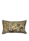 Malini Radikha Floral Fringed Cushion, Yellow