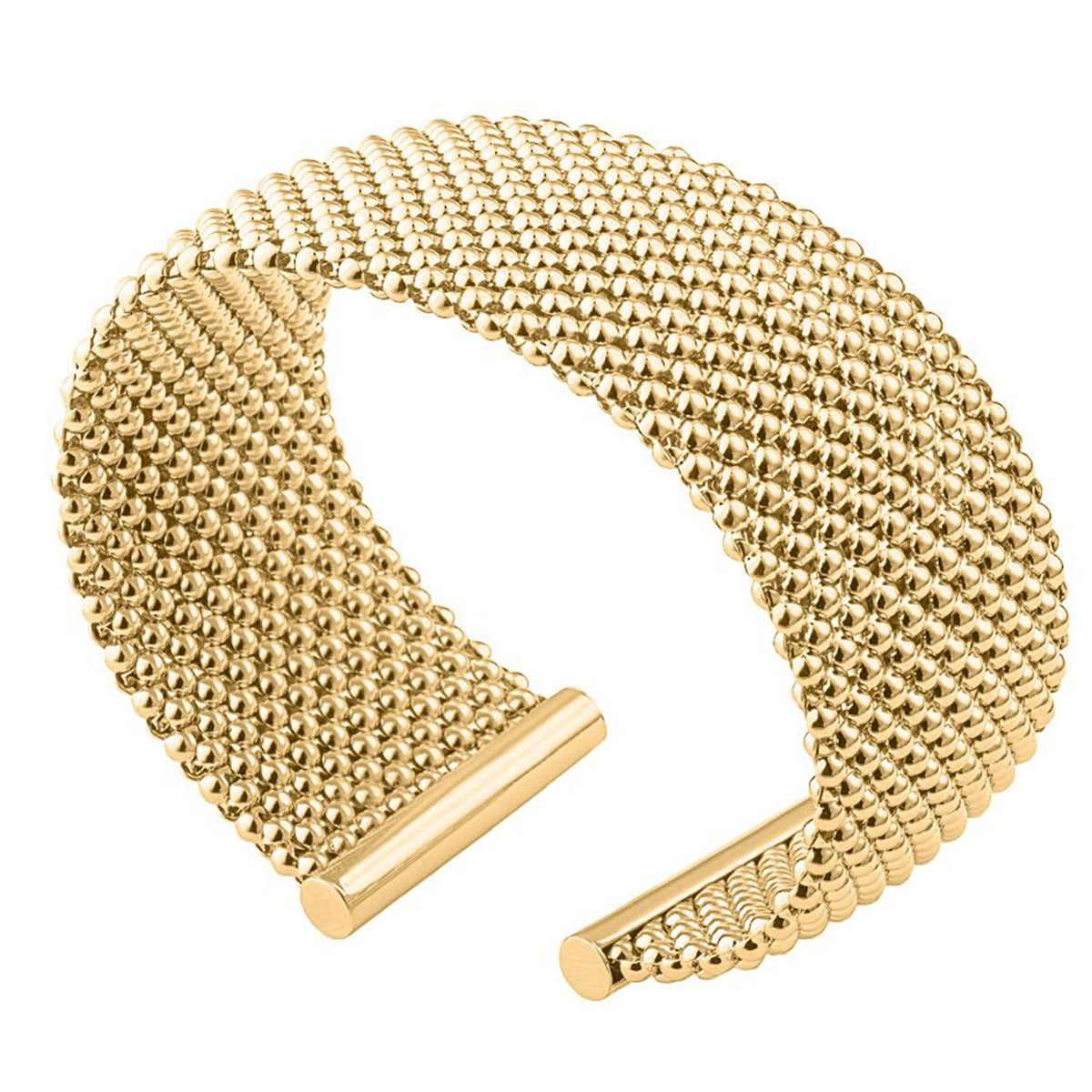 Rebecca Anthea Chunky Bangle, Gold