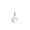 Rebecca Beauty Crystal Charm, Silver