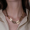 Rebecca Cult Loquet Necklace, Gold