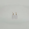 Rebecca Cult Pavé Loop Earrings, Gold & Silver