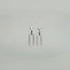 Rebecca Cult Pavé Loop Earrings, Silver