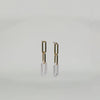 Rebecca Cult Pavé Trio Loop Earrings, Gold & Silver