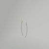 Rebecca Demilune Diamond Dust Earrings, Gold