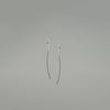 Rebecca Demilune Diamond Dust Earrings, Silver