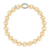 Rebecca Diva Alloy Link Necklace, Gold