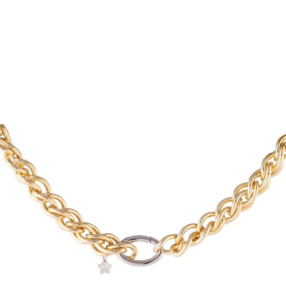 Rebecca Diva Double Gromette Necklace, Gold