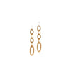 Rebbeca Diva Ethnic Mesh Mix Earrings, Gold