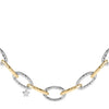 Rebecca Diva Link Necklace, Gold & Silver