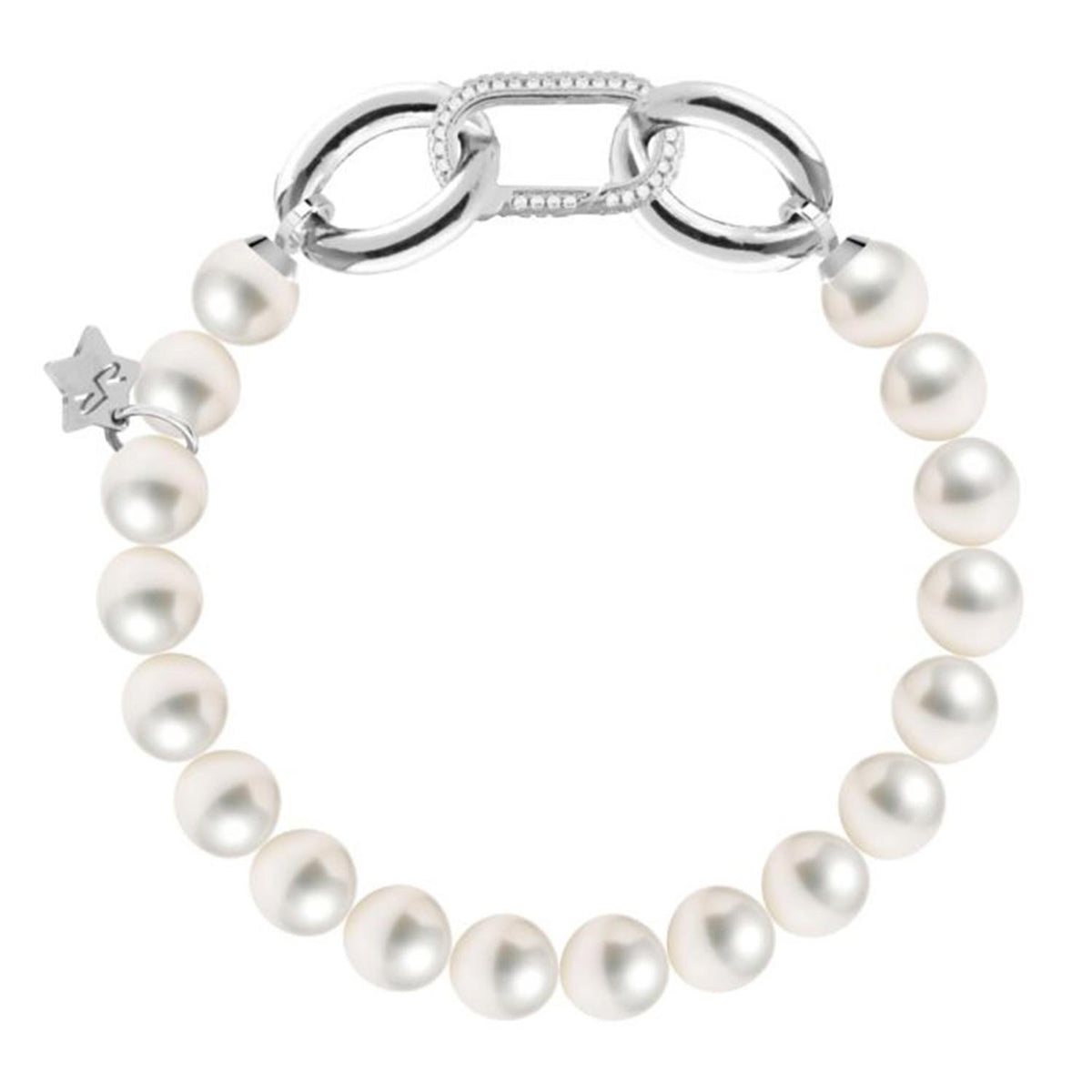 Rebecca Diva Pearl Bracelet, Silver