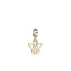 Rebecca My World CZ Guardian Angel Charm, Gold