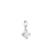 Rebecca My World CZ Charm, Silver